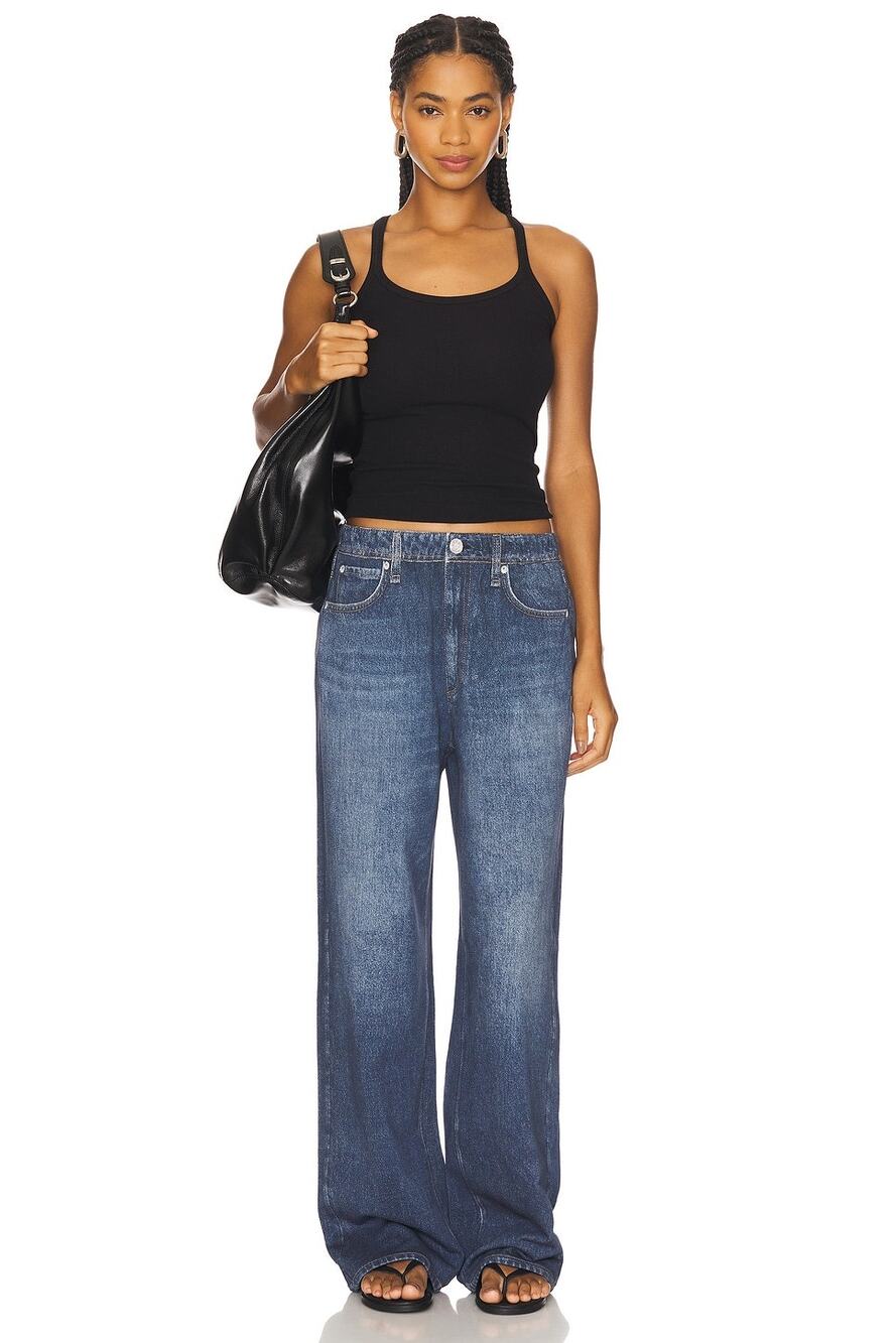 Rag & Bone Miramar Terry Wide Leg Jeans sz Large